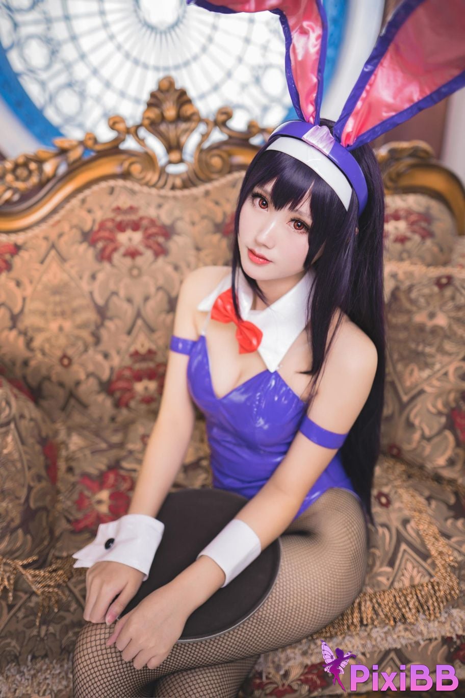 Cosplayer Mimi Hanyu Kasumigaoka Shiha bunny girl PixiBB.COM 004