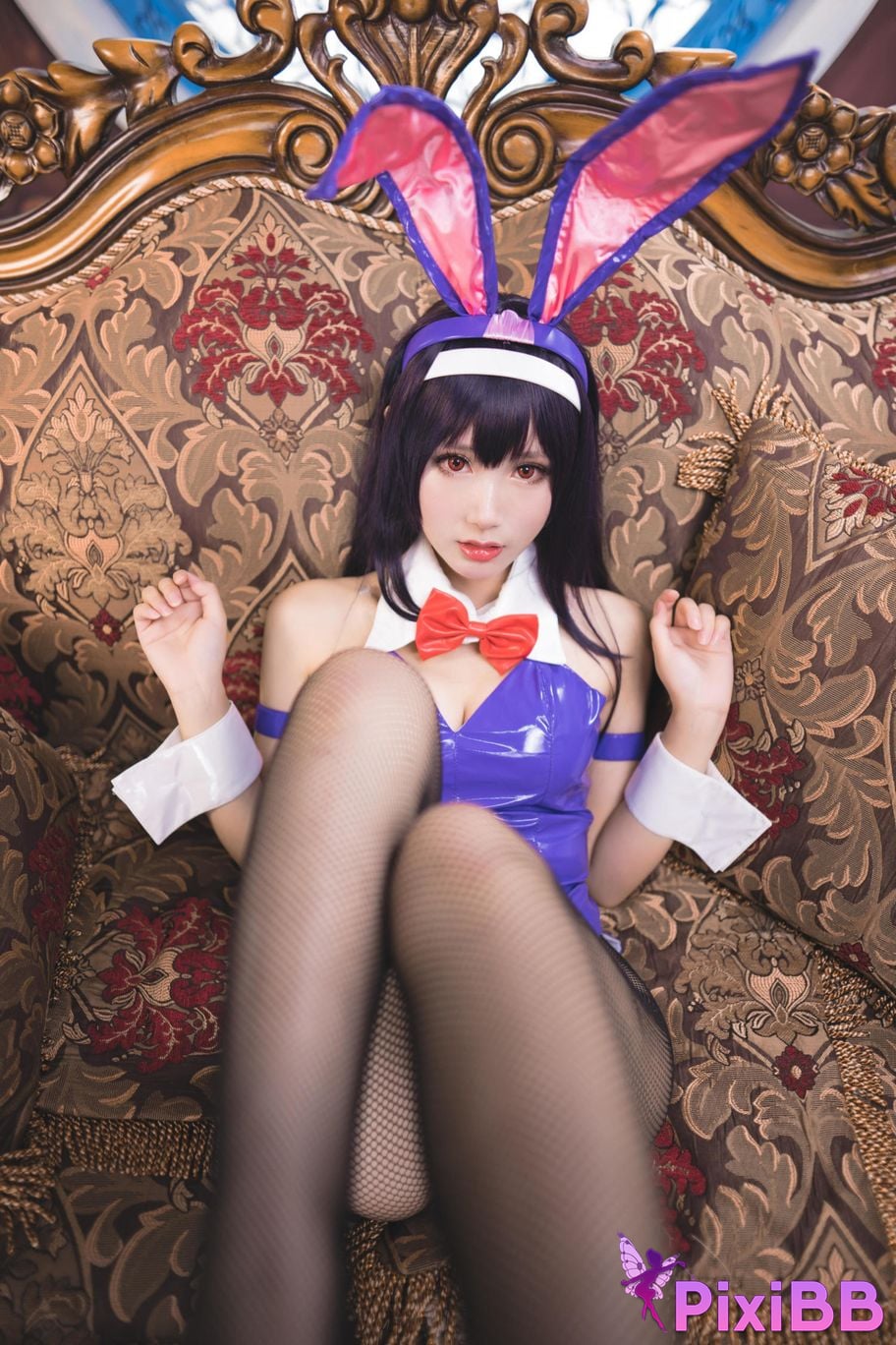 Cosplayer Mimi Hanyu Kasumigaoka Shiha bunny girl PixiBB.COM 008