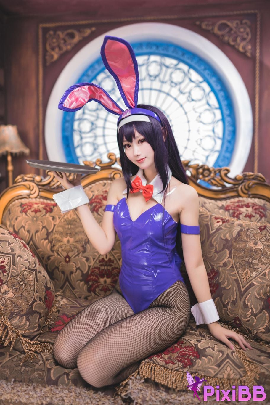 Cosplayer Mimi Hanyu Kasumigaoka Shiha bunny girl PixiBB.COM 009