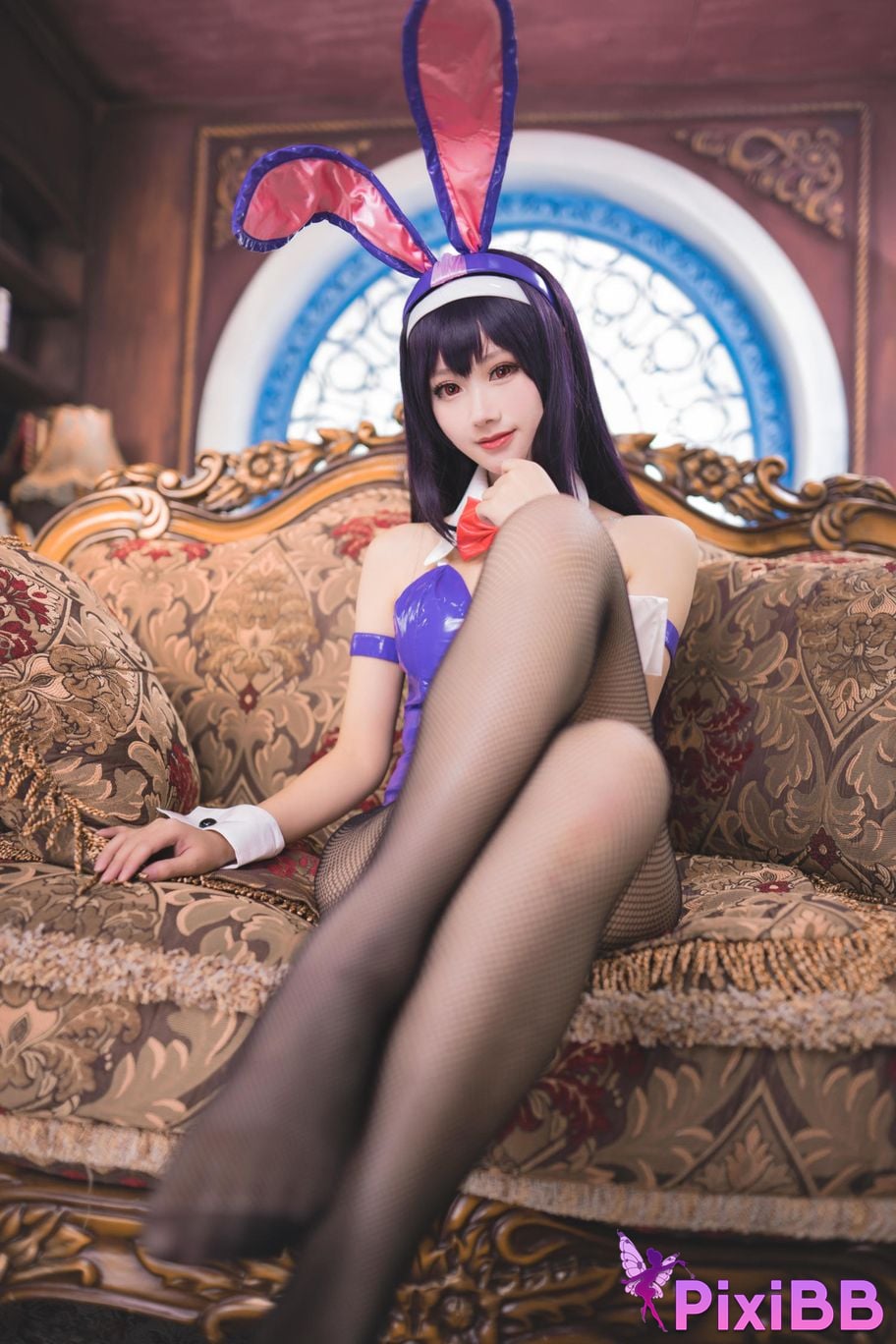 Cosplayer Mimi Hanyu Kasumigaoka Shiha bunny girl PixiBB.COM 010