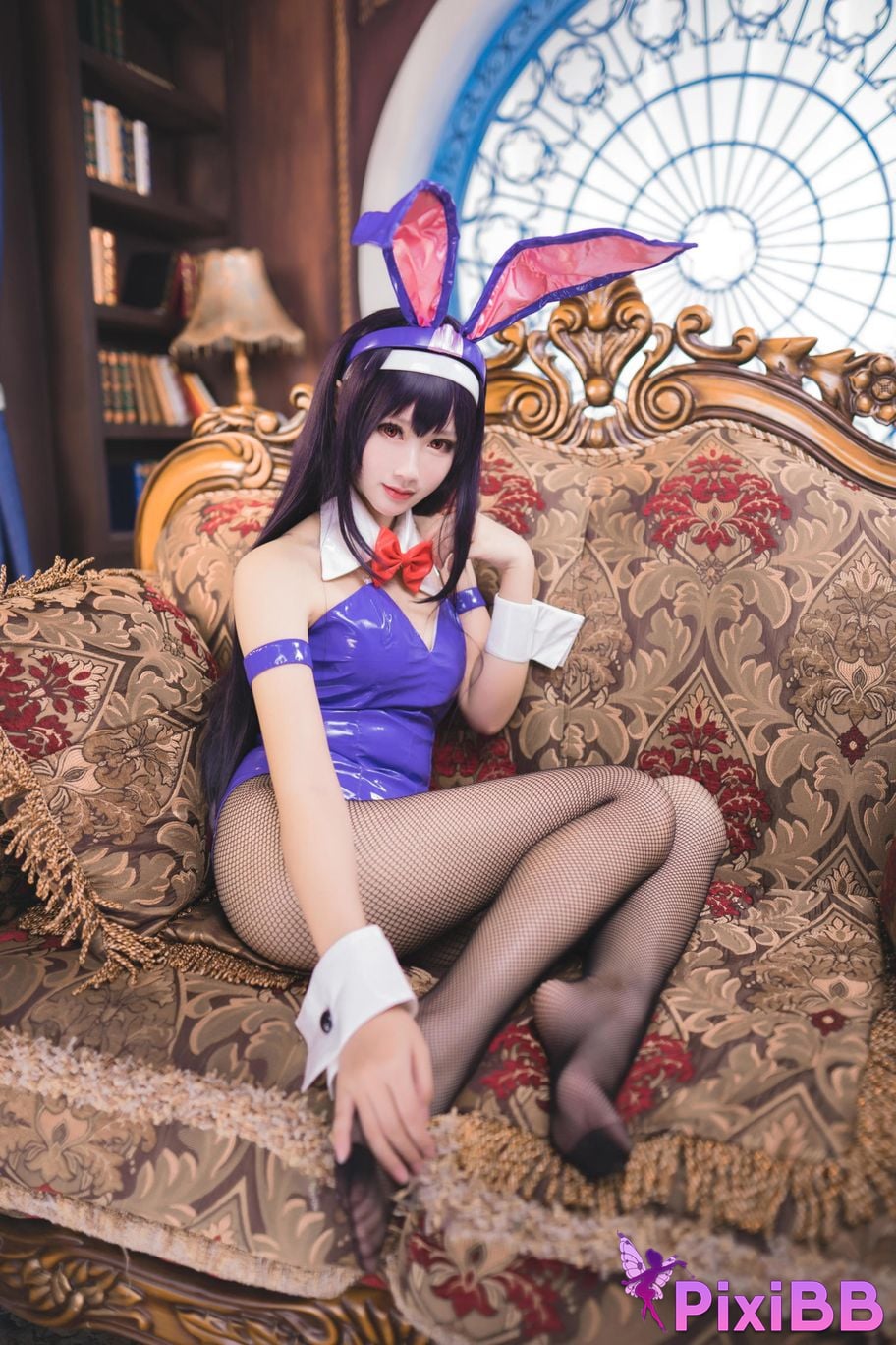 Cosplayer Mimi Hanyu Kasumigaoka Shiha bunny girl PixiBB.COM 011