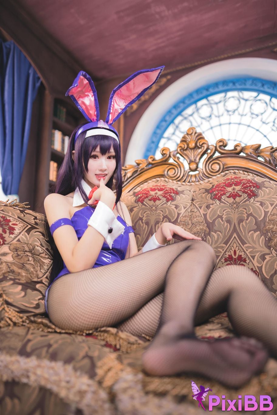 Cosplayer Mimi Hanyu Kasumigaoka Shiha bunny girl PixiBB.COM 014