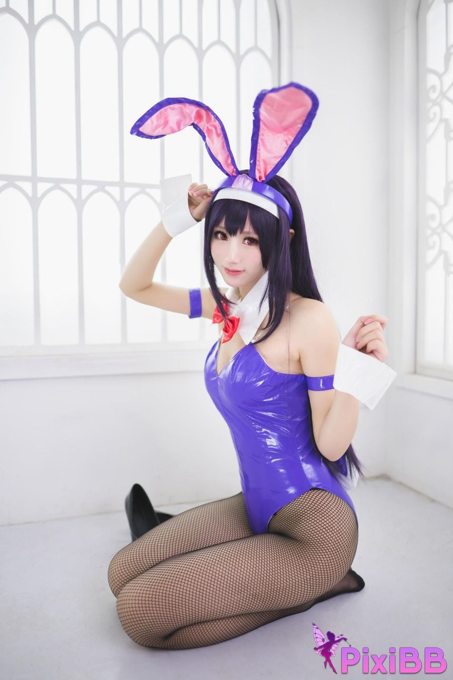 Cosplayer Mimi Hanyu Kasumigaoka Shiha bunny girl PixiBB.COM 016