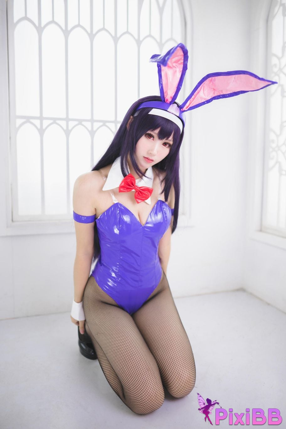 Cosplayer Mimi Hanyu Kasumigaoka Shiha bunny girl PixiBB.COM 018