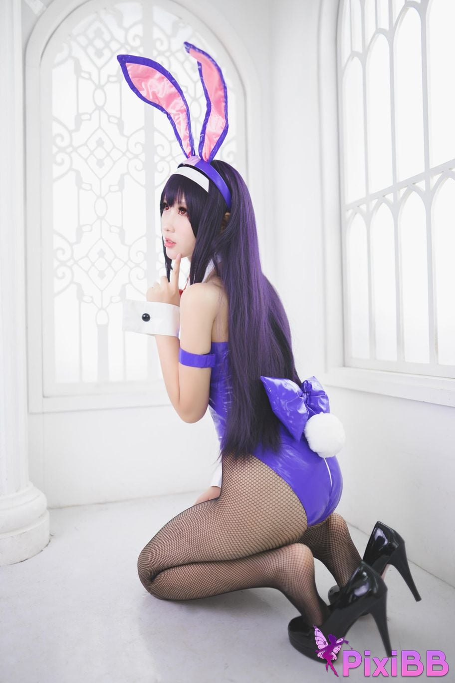 Cosplayer Mimi Hanyu Kasumigaoka Shiha bunny girl PixiBB.COM 022