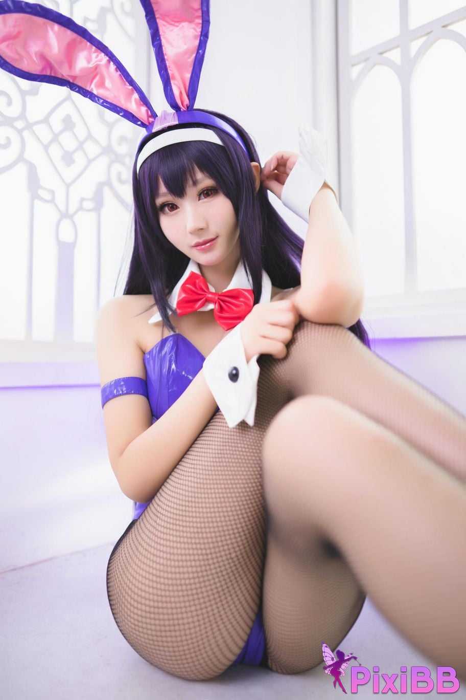 Cosplayer Mimi Hanyu Kasumigaoka Shiha bunny girl PixiBB.COM 024