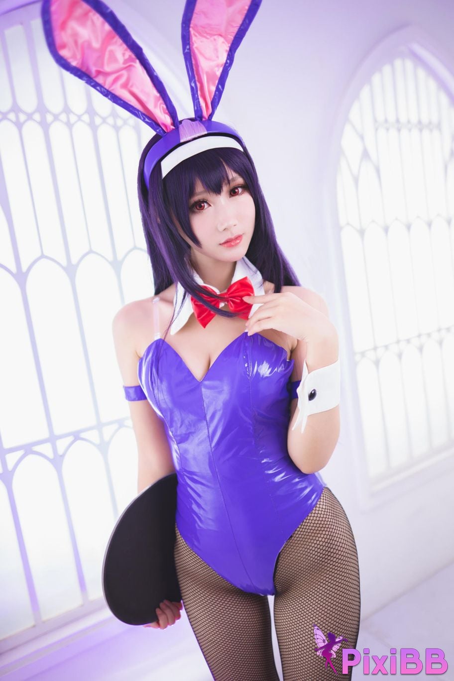 Cosplayer Mimi Hanyu Kasumigaoka Shiha bunny girl PixiBB.COM 025