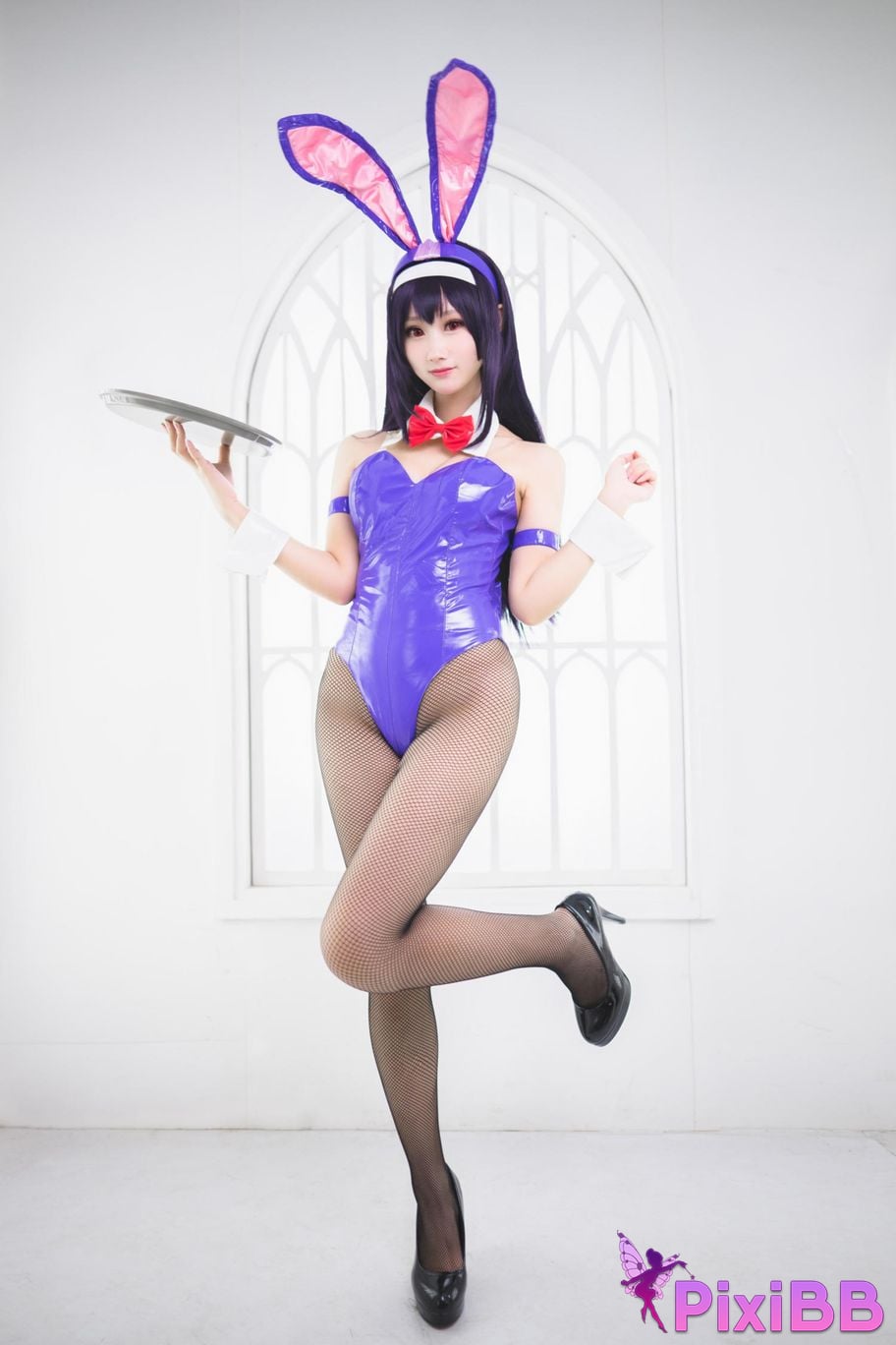 Cosplayer Mimi Hanyu Kasumigaoka Shiha bunny girl PixiBB.COM 026