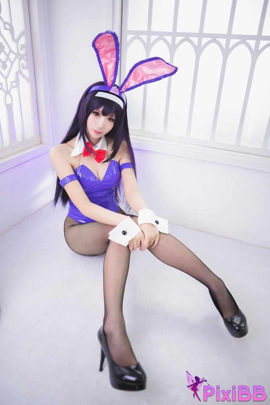 Cosplayer Mimi Hanyu Kasumigaoka Shiha bunny girl PixiBB.COM 029