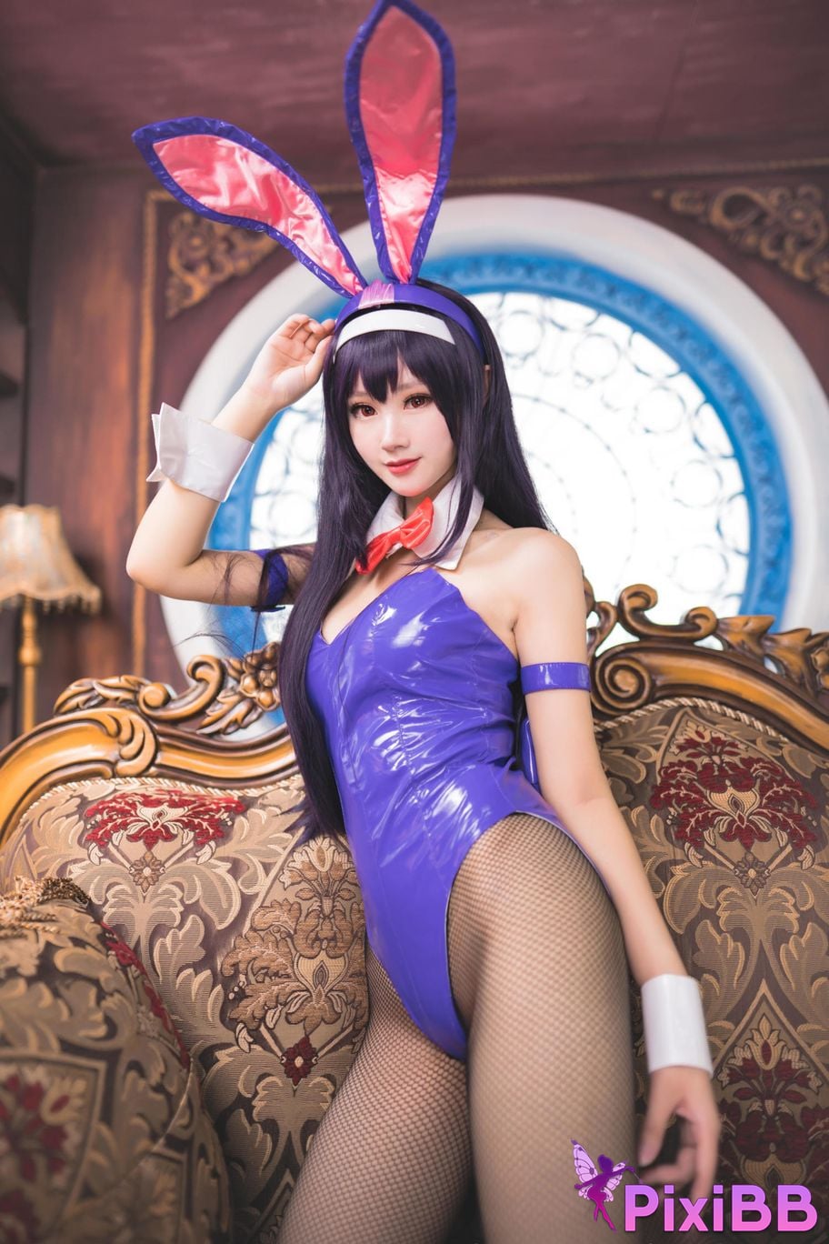 Cosplayer Mimi Hanyu Kasumigaoka Shiha bunny girl PixiBB.COM 035