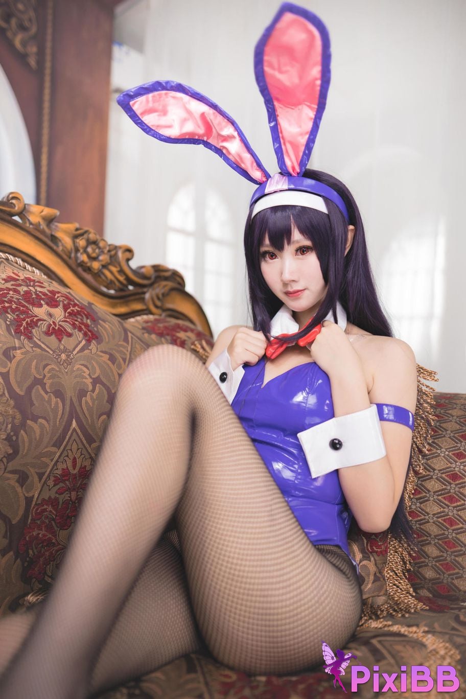 Cosplayer Mimi Hanyu Kasumigaoka Shiha bunny girl PixiBB.COM 036