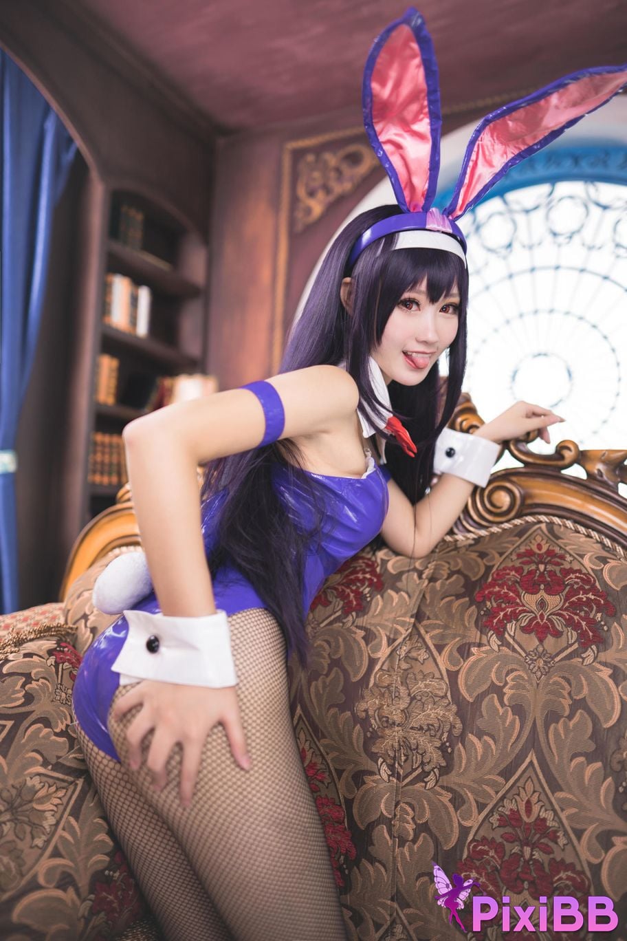 Cosplayer Mimi Hanyu Kasumigaoka Shiha bunny girl PixiBB.COM 037