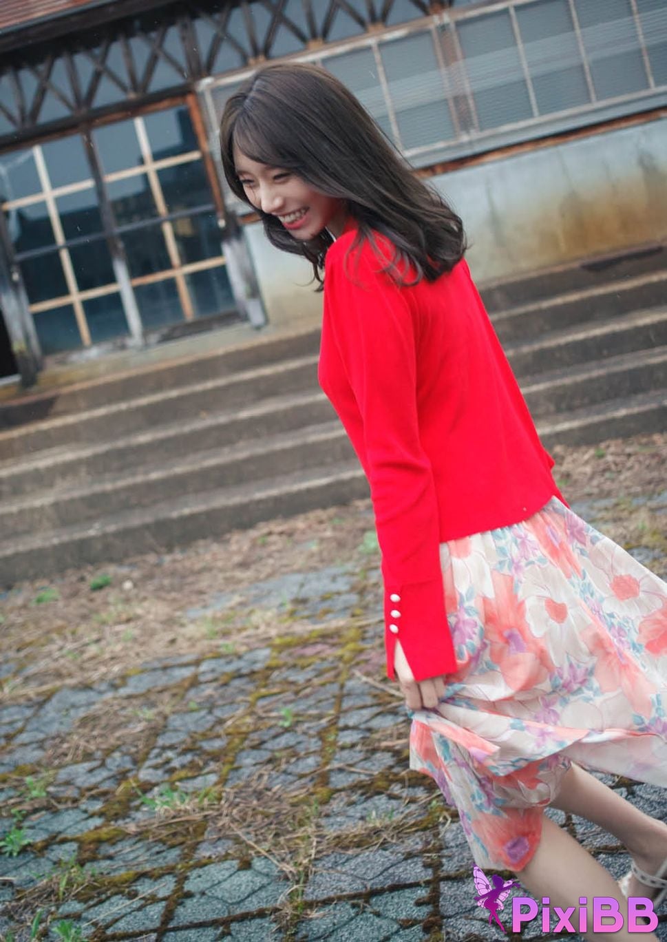 Japanese Idol Saika Kawakita Hebei Caijia song flower additional page Digital special edition PixiBB.COM 095