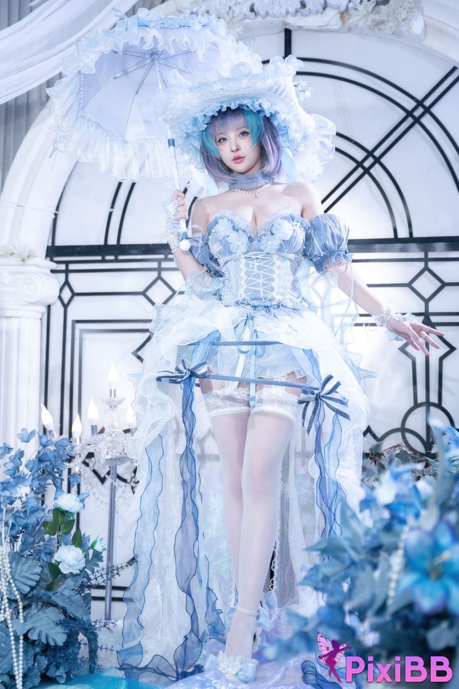 Cosplayer Yuno Shimizu Cheshire scrap dress PixiBB.COM 003