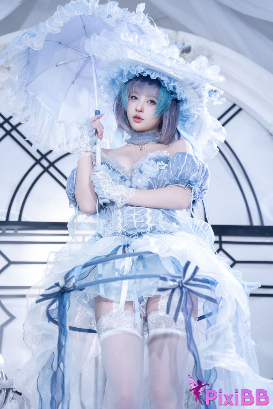 Cosplayer Yuno Shimizu Cheshire scrap dress PixiBB.COM 005