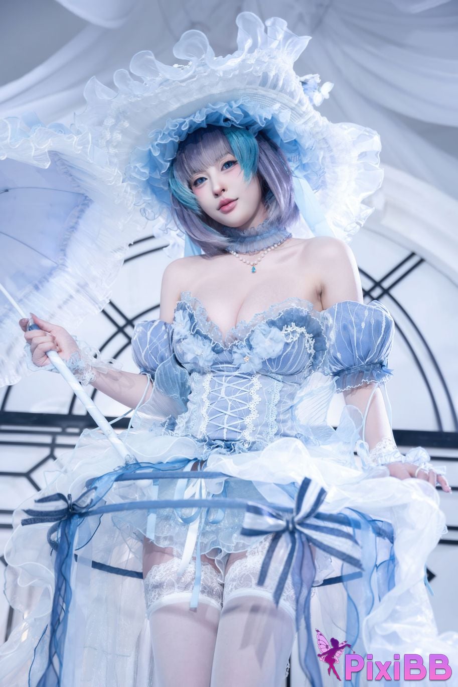 Cosplayer Yuno Shimizu Cheshire scrap dress PixiBB.COM 007