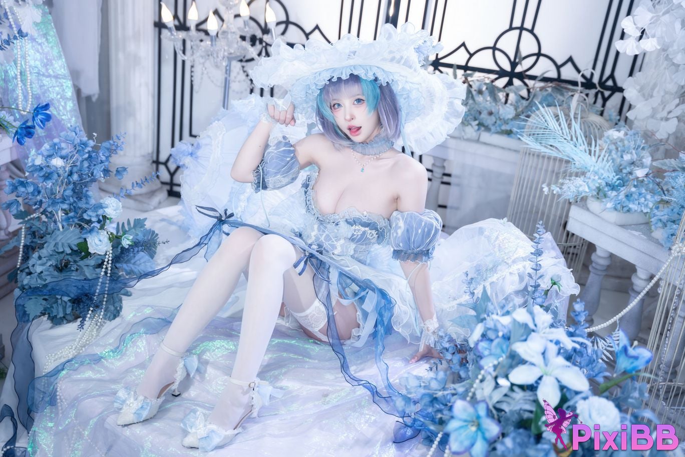 Cosplayer Yuno Shimizu Cheshire scrap dress PixiBB.COM 011