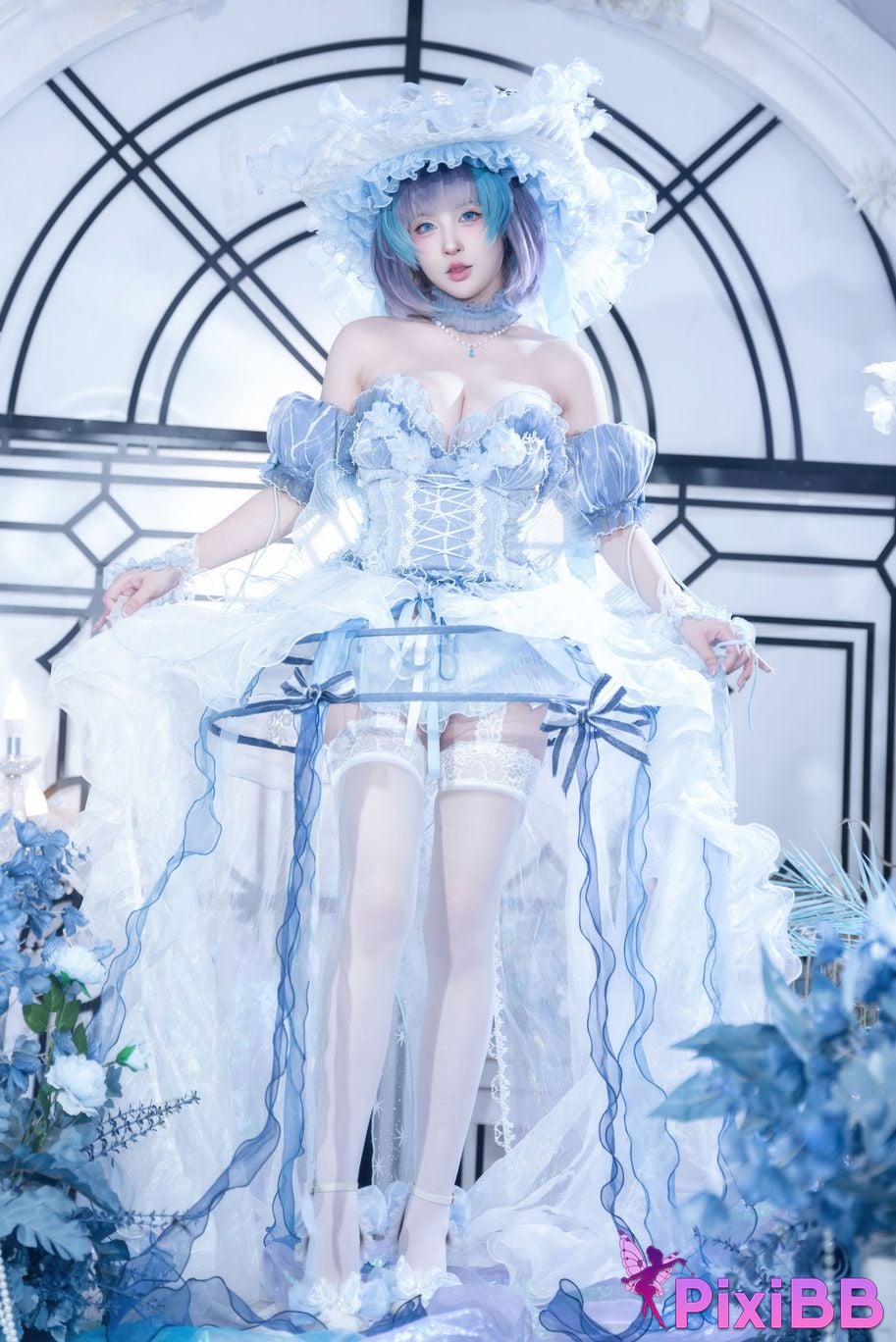 Cosplayer Yuno Shimizu Cheshire scrap dress PixiBB.COM 012