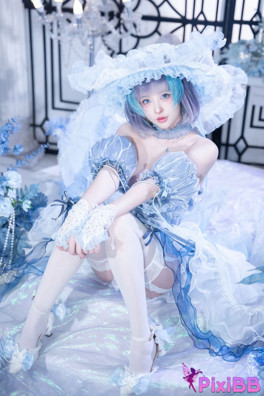 Cosplayer Yuno Shimizu Cheshire scrap dress PixiBB.COM 014