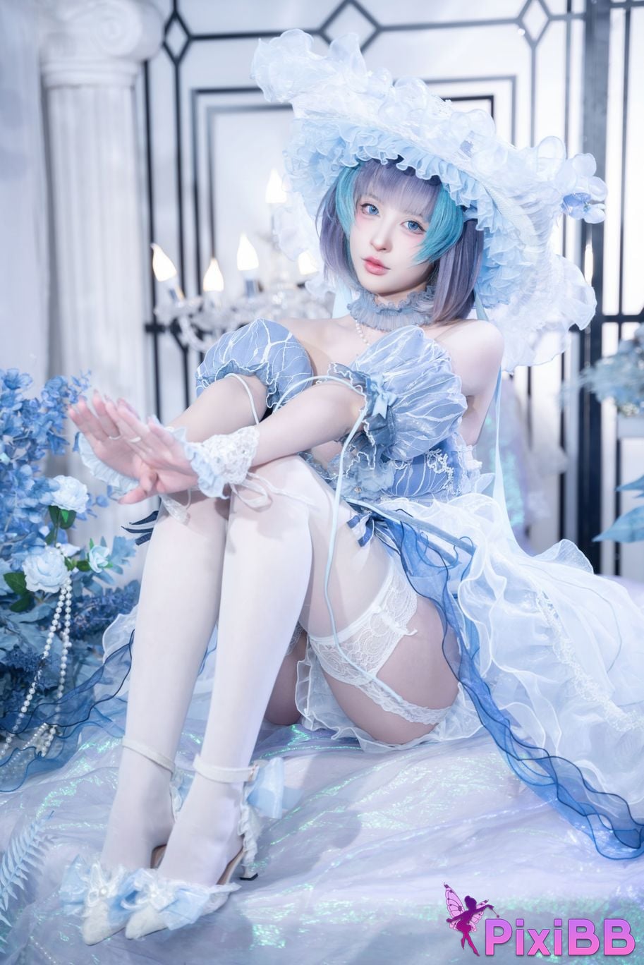 Cosplayer Yuno Shimizu Cheshire scrap dress PixiBB.COM 016