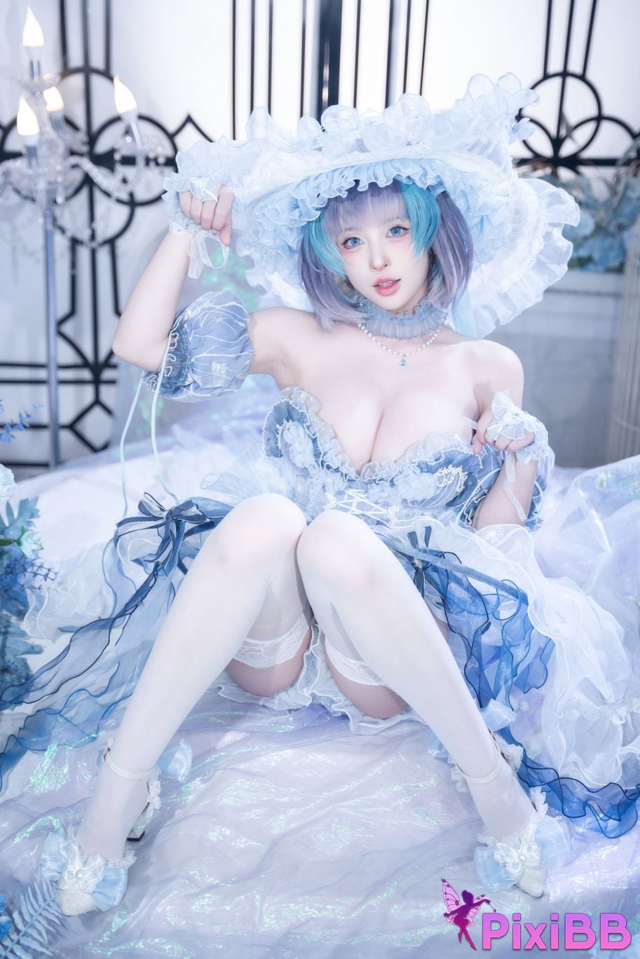 Cosplayer Yuno Shimizu Cheshire scrap dress PixiBB.COM 018