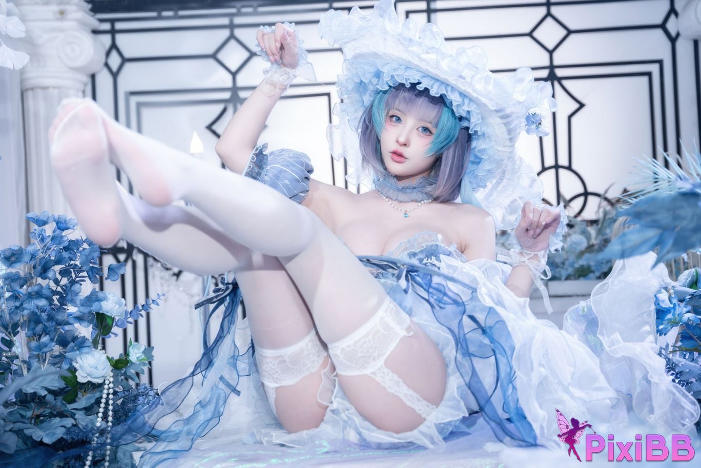 Cosplayer Yuno Shimizu Cheshire scrap dress PixiBB.COM 020