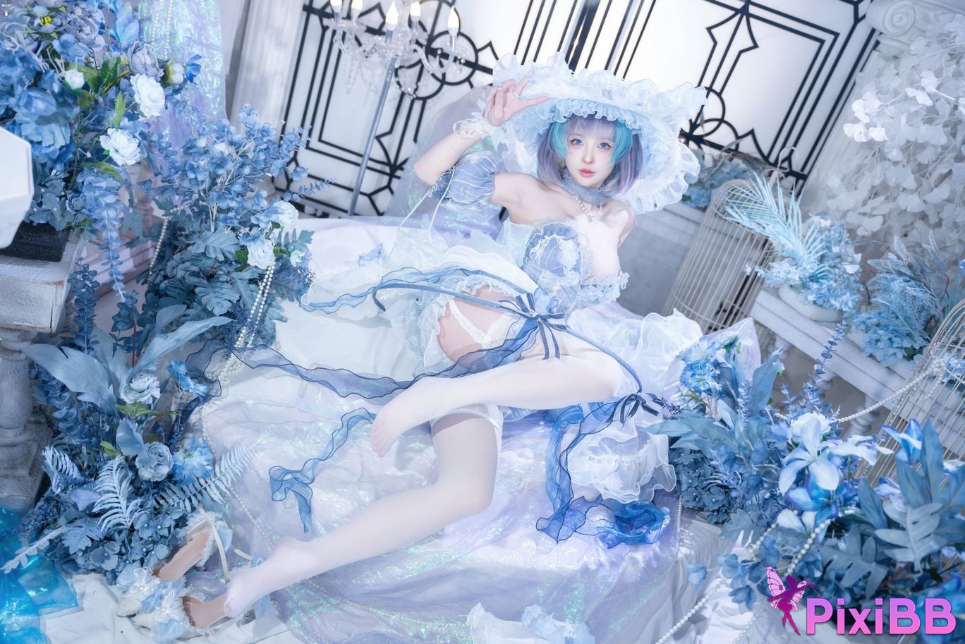 Cosplayer Yuno Shimizu Cheshire scrap dress PixiBB.COM 027