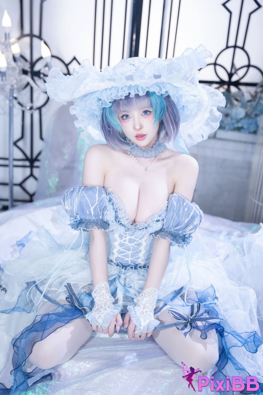 Cosplayer Yuno Shimizu Cheshire scrap dress PixiBB.COM 030