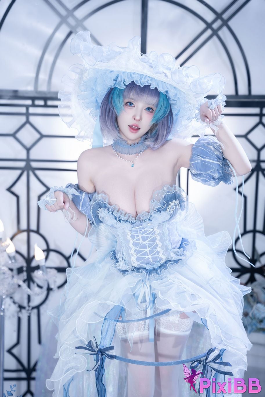 Cosplayer Yuno Shimizu Cheshire scrap dress PixiBB.COM 038