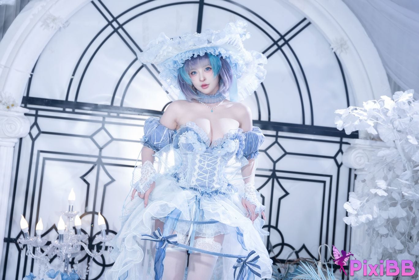 Cosplayer Yuno Shimizu Cheshire scrap dress PixiBB.COM 041