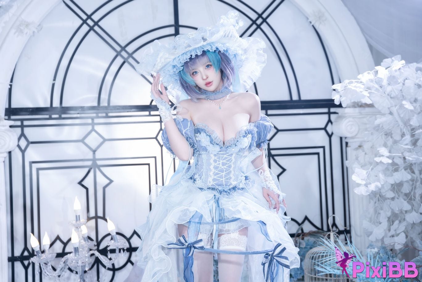 Cosplayer Yuno Shimizu Cheshire scrap dress PixiBB.COM 042