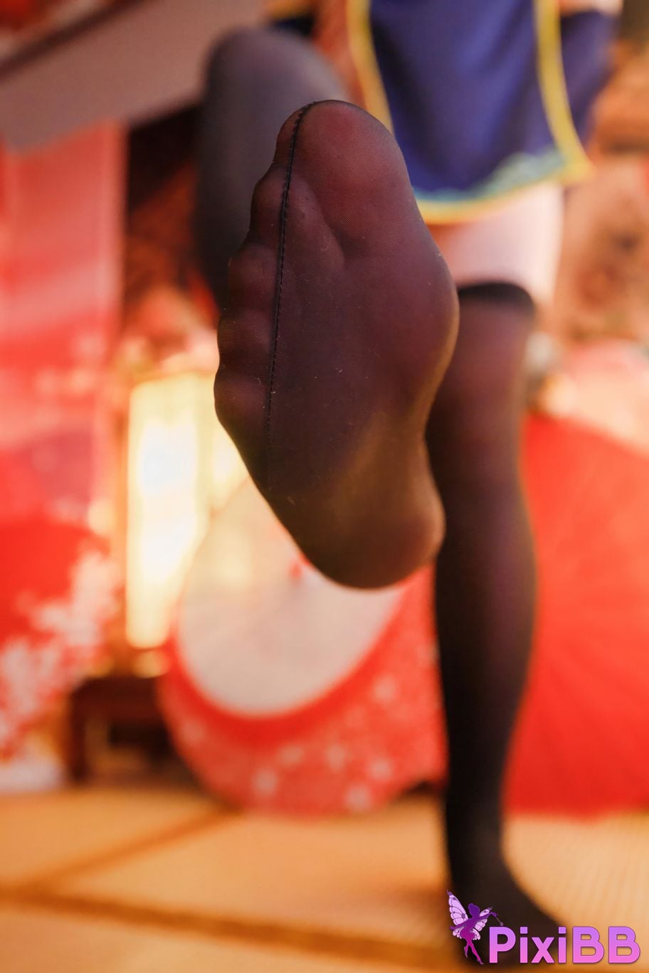 Cosplayer walnut cat Kurumineko One hundred thousand precious volts shrine maiden zombie PixiBB.COM 018