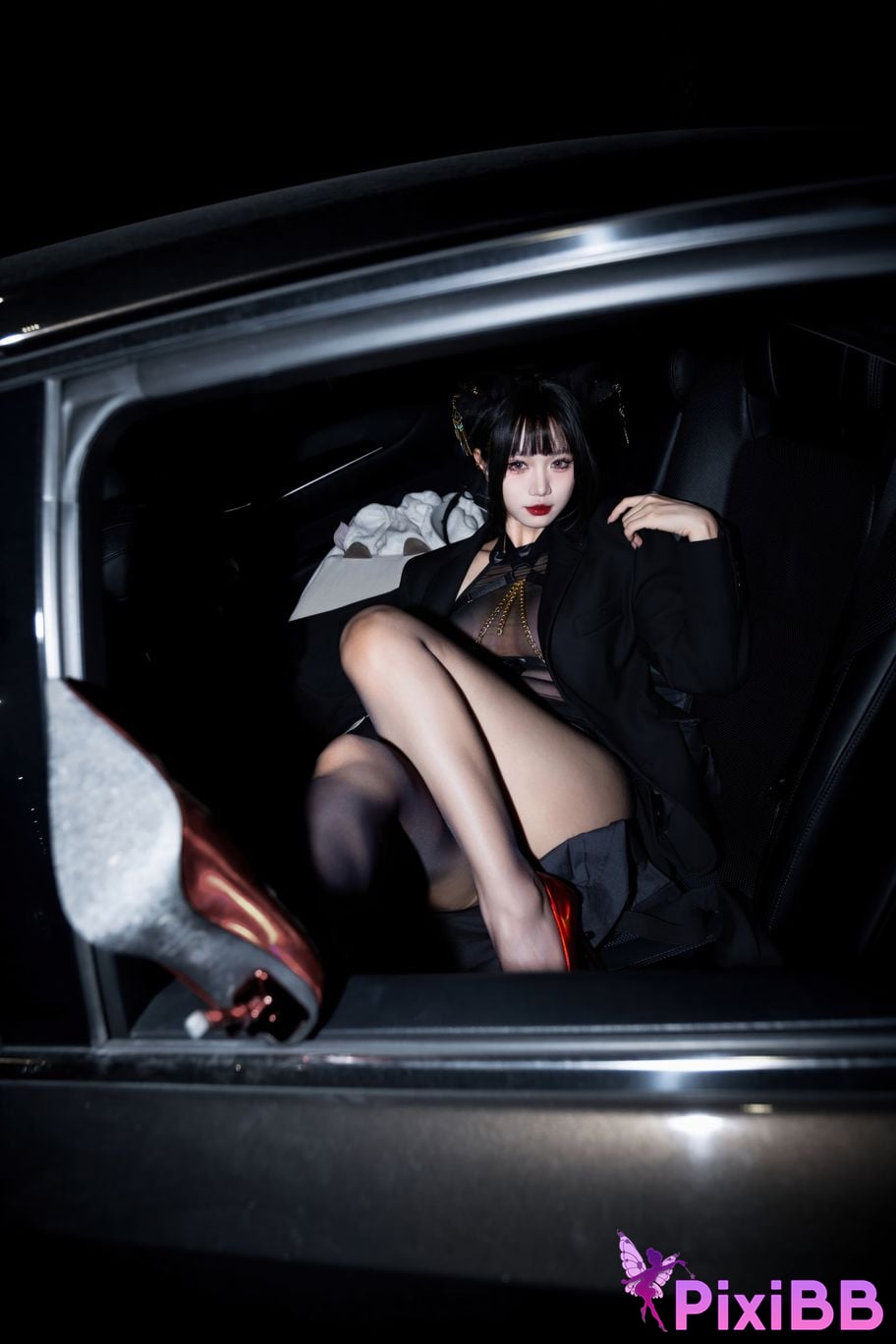 Cosplayer Qiqi be good black Anubis PixiBB.COM 072