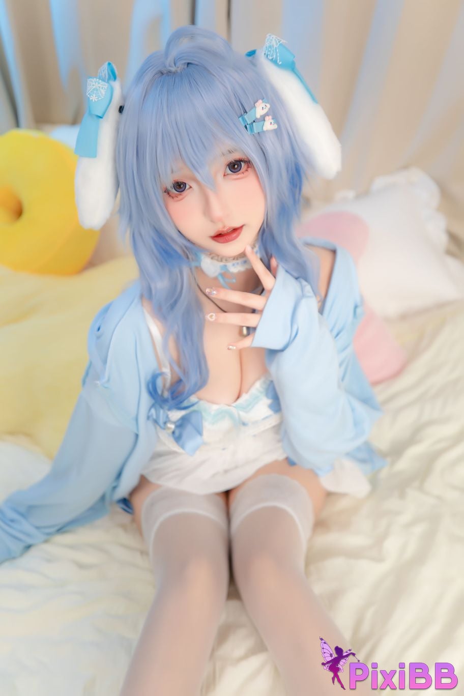 Cosplayer Kagurazaka Midwinter Genshin Sweet rain comes PixiBB.COM 001