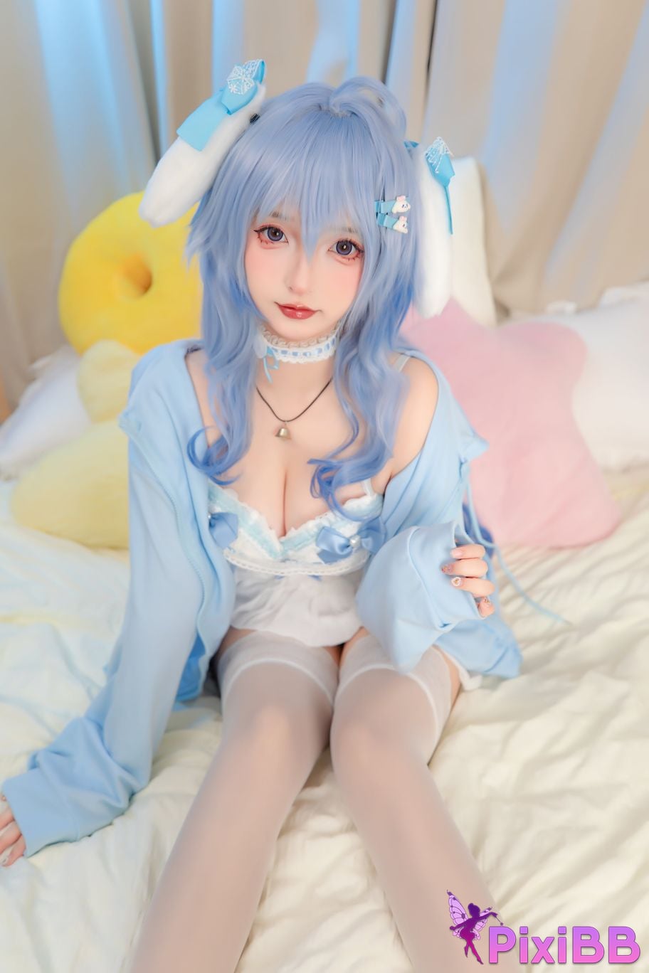 Cosplayer Kagurazaka Midwinter Genshin Sweet rain comes PixiBB.COM 002