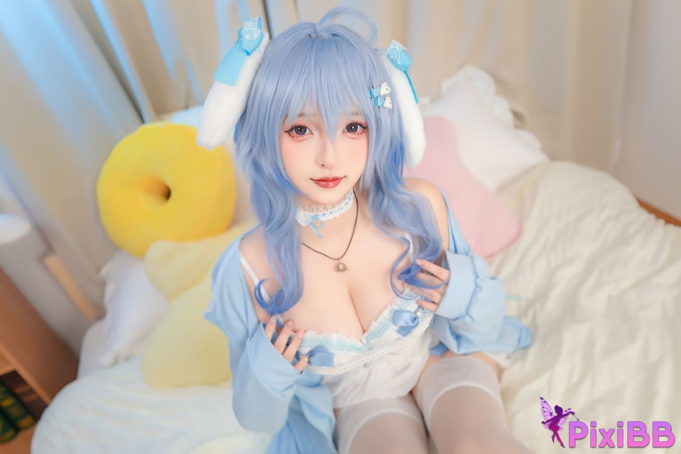 Cosplayer Kagurazaka Midwinter Genshin Sweet rain comes PixiBB.COM 003