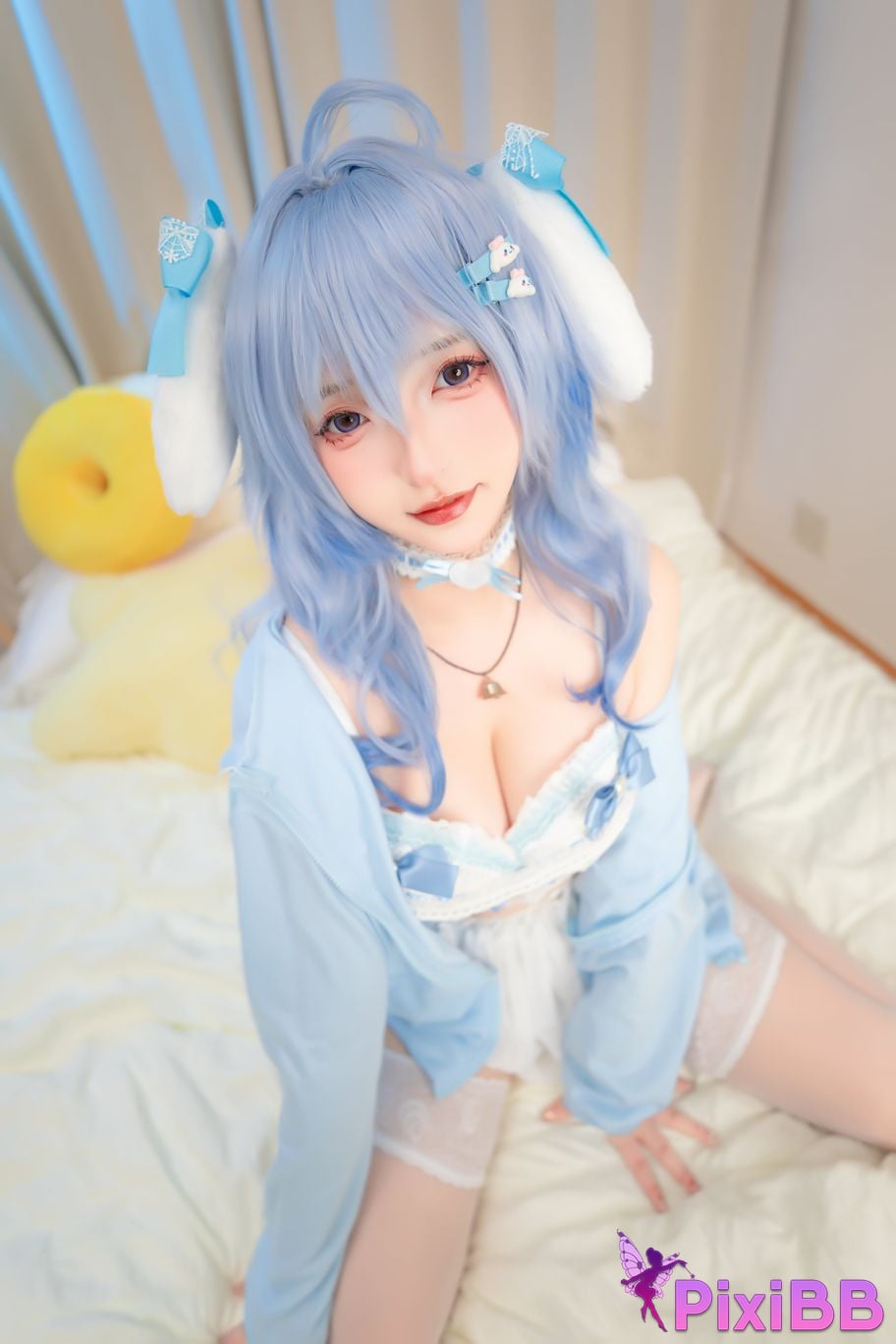 Cosplayer Kagurazaka Midwinter Genshin Sweet rain comes PixiBB.COM 025