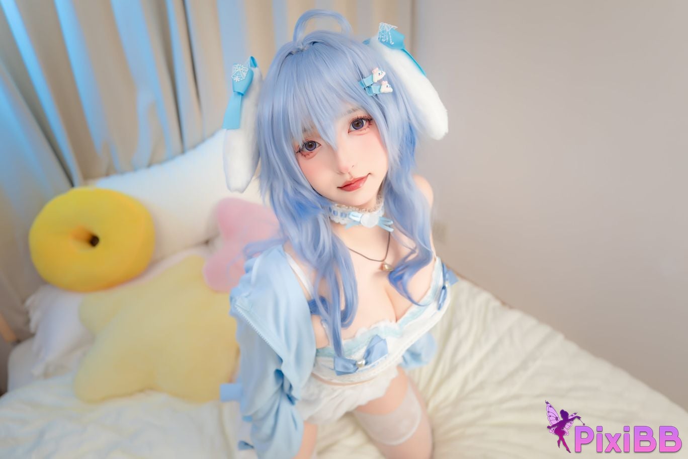 Cosplayer Kagurazaka Midwinter Genshin Sweet rain comes PixiBB.COM 036