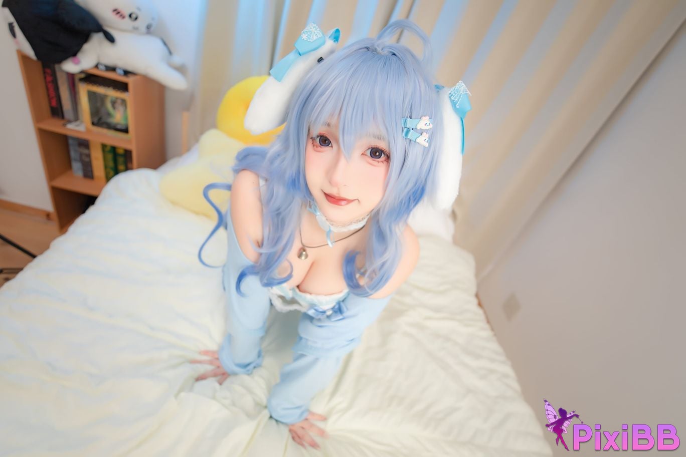 Cosplayer Kagurazaka Midwinter Genshin Sweet rain comes PixiBB.COM 074