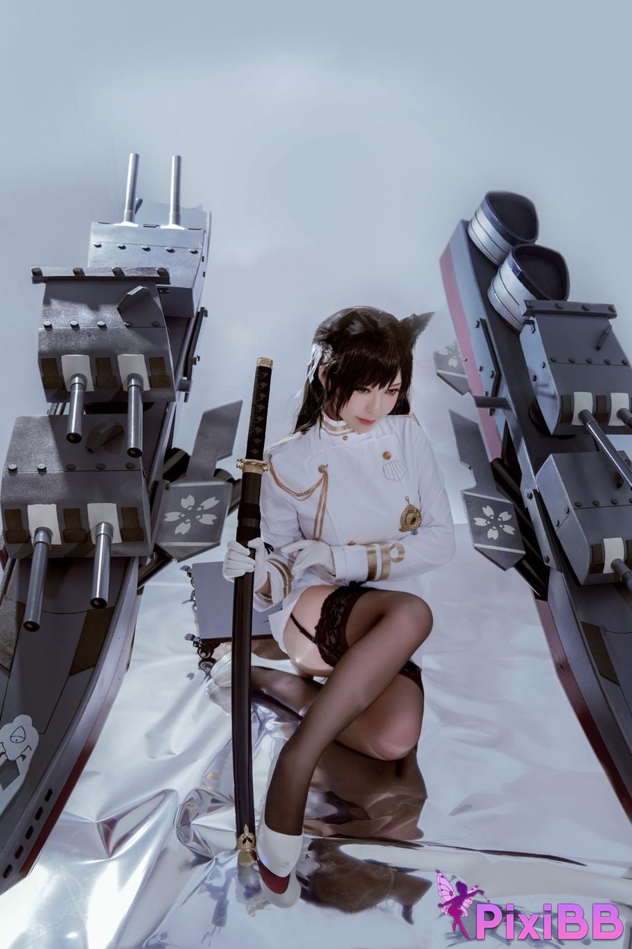 Cosplayer Half half son Atago PixiBB.COM 007