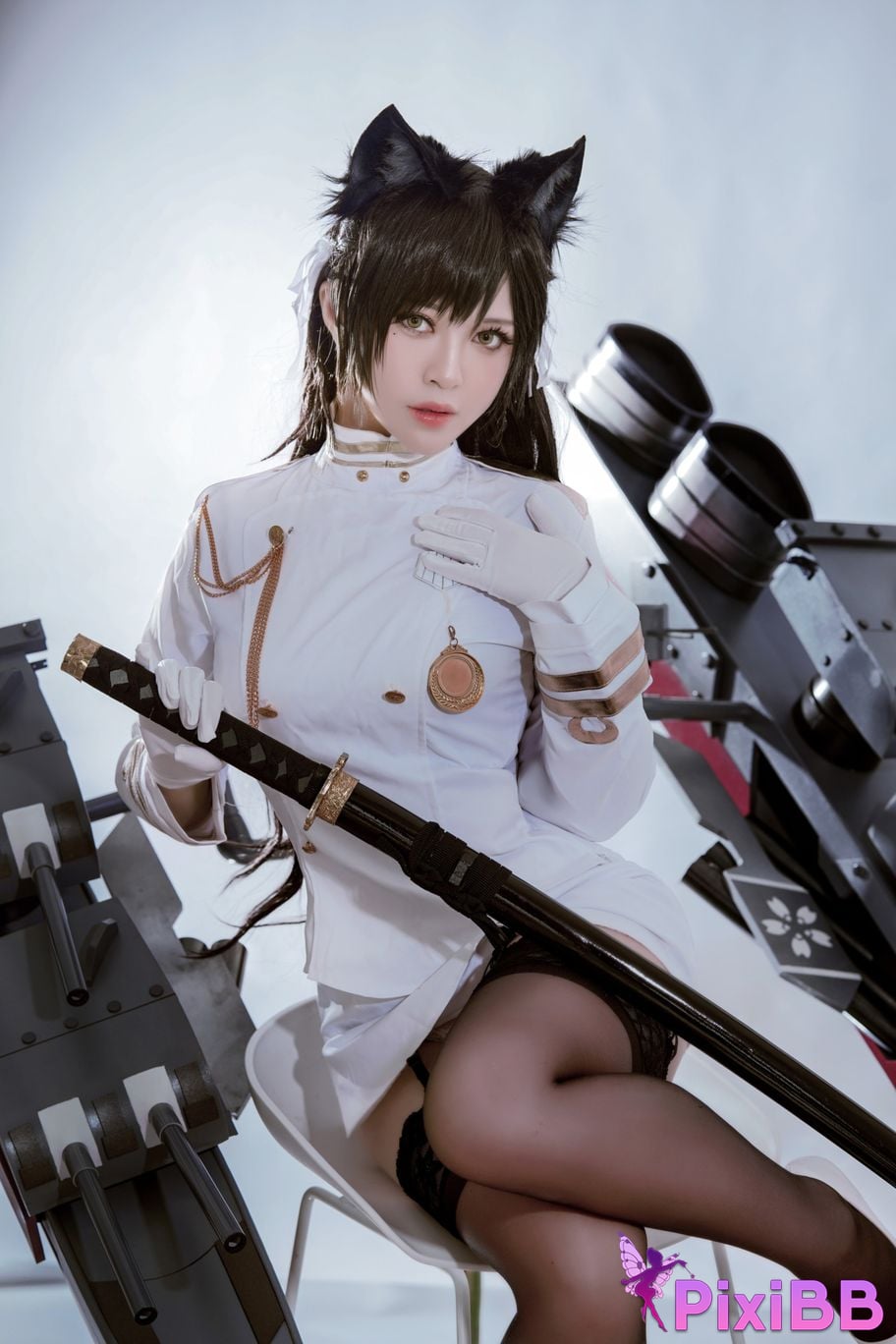 Cosplayer Half half son Atago PixiBB.COM 016