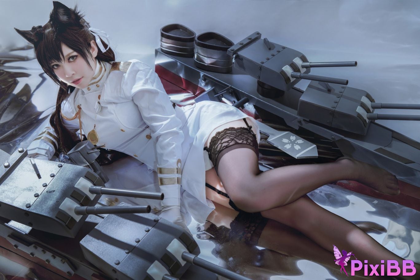 Cosplayer Half half son Atago PixiBB.COM 020