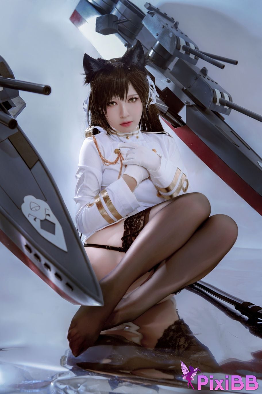 Cosplayer Half half son Atago PixiBB.COM 034