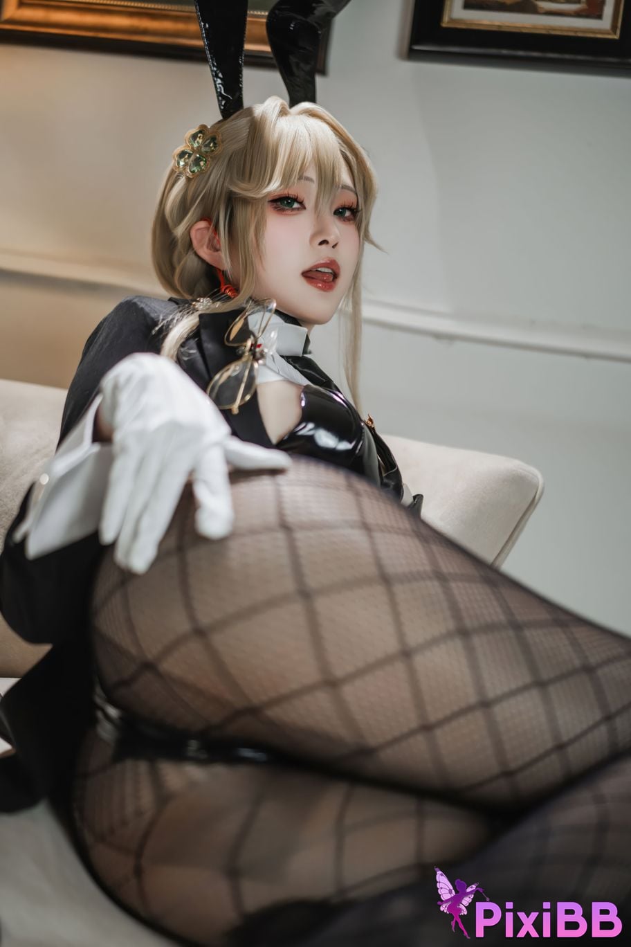 Cosplayer Natsuko Xia Xiazi NIKKE charity Agent Bunny PixiBB.COM 031