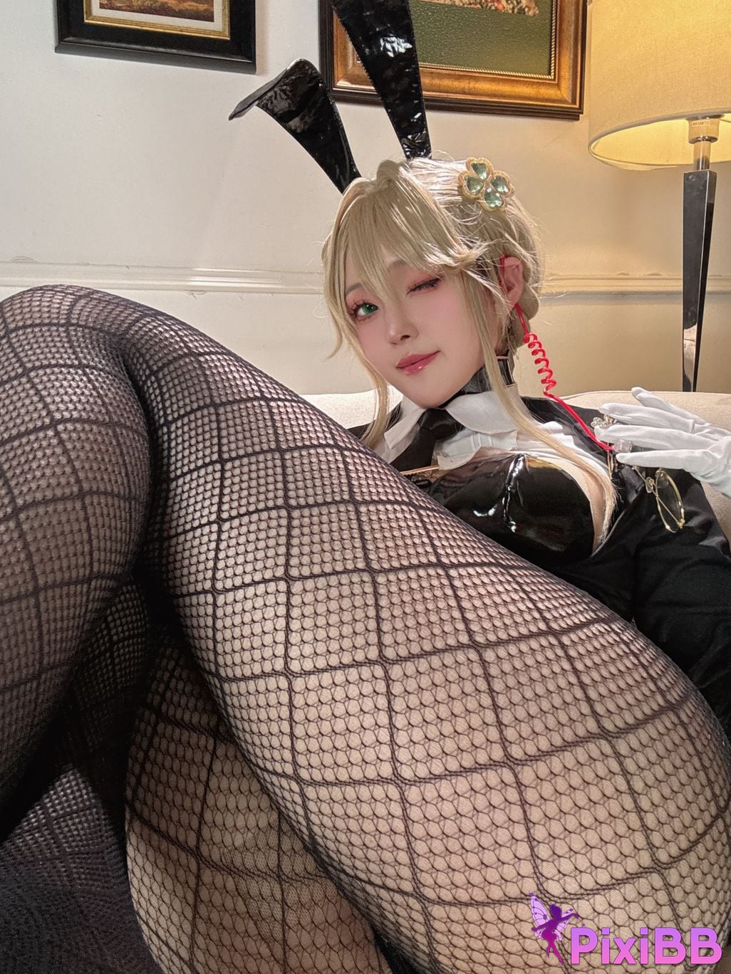 Cosplayer Natsuko Xia Xiazi NIKKE charity Agent Bunny PixiBB.COM 082