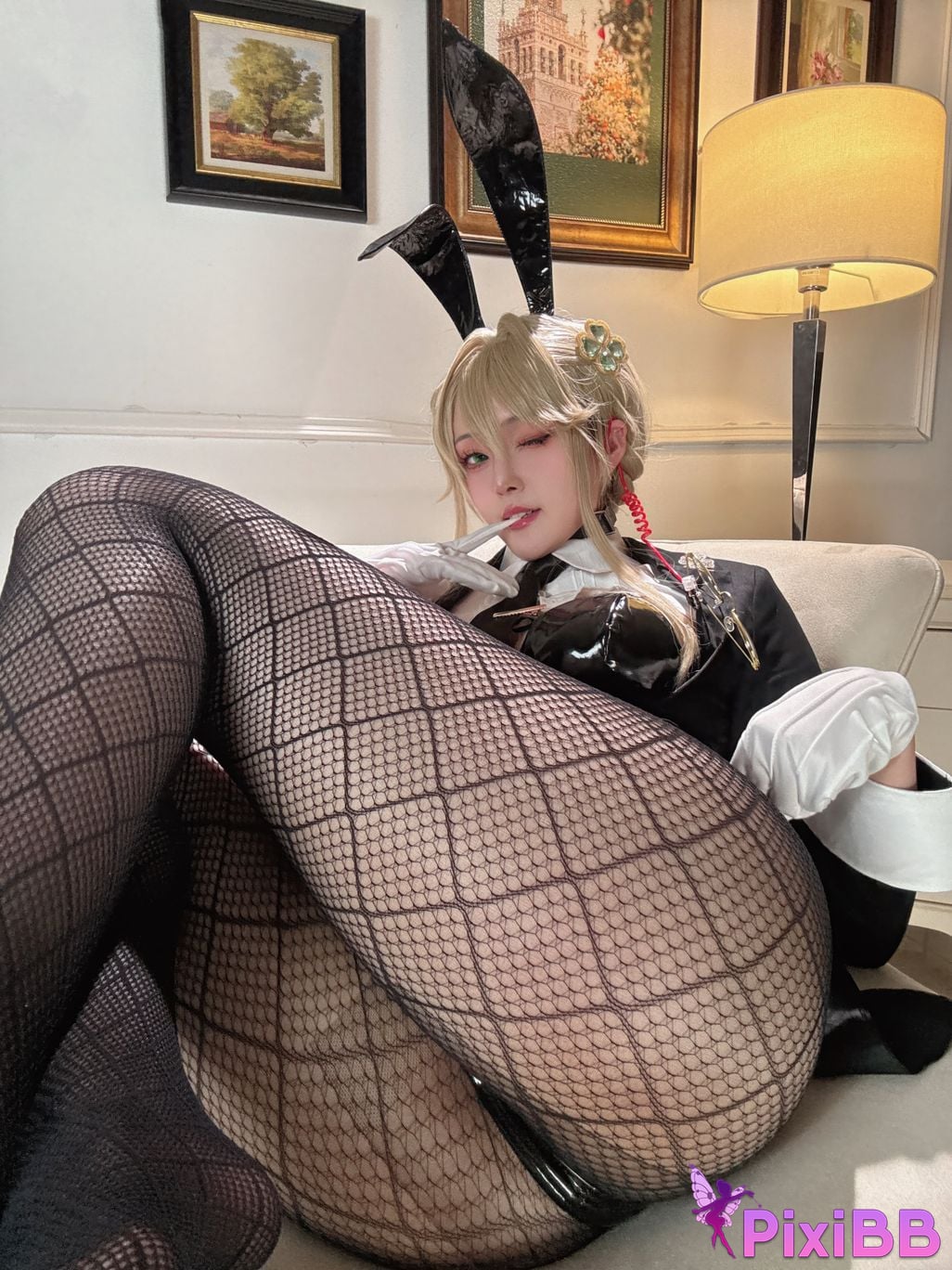 Cosplayer Natsuko Xia Xiazi NIKKE charity Agent Bunny PixiBB.COM 083