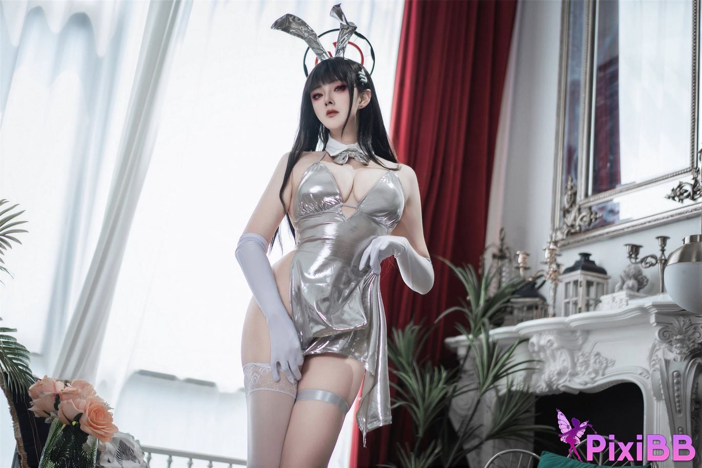 Cosplayer Natsuko Xia Xiazi Azure Files Rion Moon Formal Clothes PixiBB.COM 005