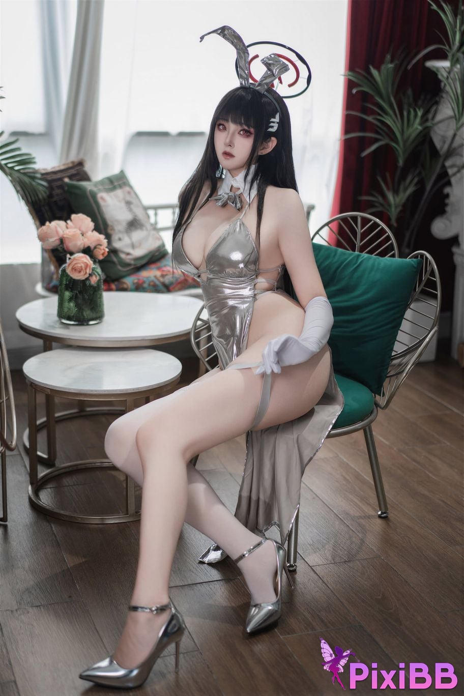 Cosplayer Natsuko Xia Xiazi Azure Files Rion Moon Formal Clothes PixiBB.COM 029