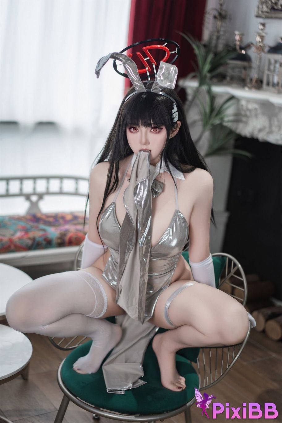 Cosplayer Natsuko Xia Xiazi Azure Files Rion Moon Formal Clothes PixiBB.COM 057