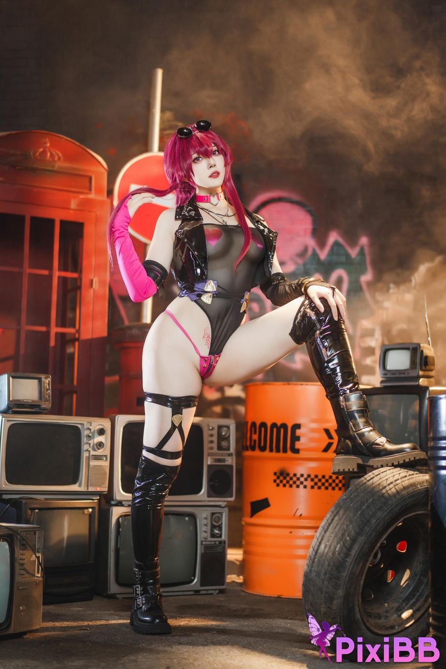 Cosplayer Natsuko Xia Xiazi Collapse Star Dome Railway Kafka punk fandom PixiBB.COM 025